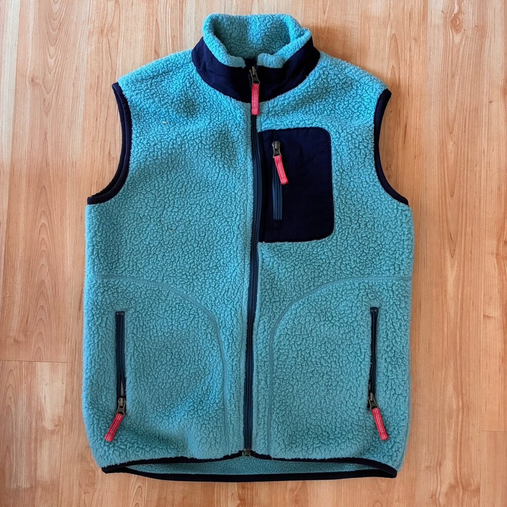 Hanna Andersson fleece Sherpa vest 150/12